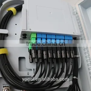 Big Selling 16 Cores Waterproof Toslink Optical Fiber Terminal Plastic Box Splice Box thumbnail-5