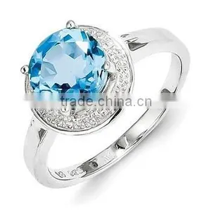 (IGC) 925 Silver Rhodium Plated Created Stone Jewelry High Quality thumbnail-1