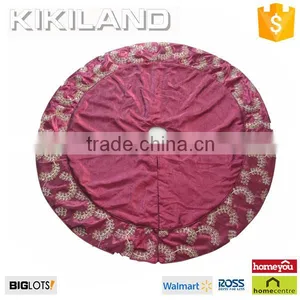 Custom Chain Embroidery With Sequins Decorative ChristmasTree Skirt thumbnail-1