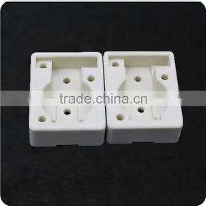 High Heat Resistance Supper Beige Color Insulating Electrical Steatite Ceramic Plug thumbnail-2