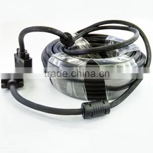 Nickel Plated Vga3+6 Cable With Magnetic Loops 1.5m 3m 5m 10m 15m 20m 25m 30m 40m 50m thumbnail-3