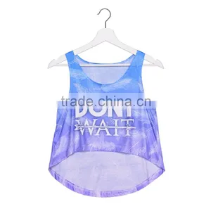 2016 New Women Clothing Digital Print Emoji Lover Custom Ladies Plain Crop Top thumbnail-3