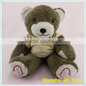 Plush Teddy Bear With Embroidered Shape thumbnail-1