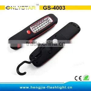 GS-4003 ABS Plastic Magnetic 24 Led Portable Work Light Flashlight thumbnail-1