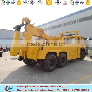 Dongfeng 20 Ton Wrecker Truck Towing Heavy Duty Tow Truck, Slide Rotator Wrecker thumbnail-1
