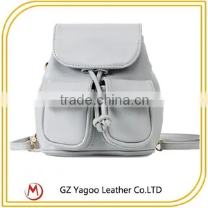 2015 Korea Fashion Cute Lady Leather Fashion School Backpack thumbnail-1
