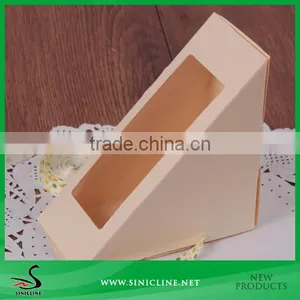 Sinicline High Quality Sandwich Package Box With PVC Window thumbnail-3