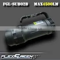 Rechargeable 18650 High Bright Handhold 7 T6 Led Diving Light thumbnail-1