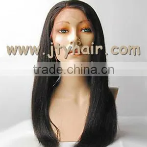Hot Beauty 22" #1B Silky Straight, Natural Hairline, Peruvian Hair Full Lace Wig thumbnail-2