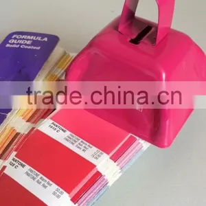 2016 China Good Quality Custom Logo Customized Advertising Wholesale Pink Cow Bells thumbnail-5