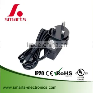 ac dc Wall-mount Type 12v 750ma 9w Power Adapter With eu us uk Plug thumbnail-4