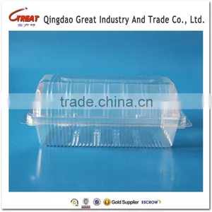 Food Grade Plastic Fruit Container for Food Vegetables Cakes Fruits Large Size thumbnail-1