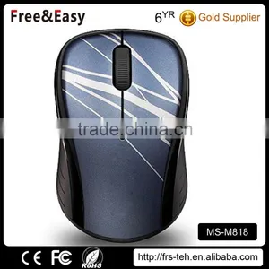 Beige USB Desktop Golden Color Wired Mouse thumbnail-4