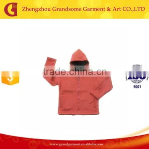 Cheap Custom Polar Fleece Orange Tracksuit thumbnail-1