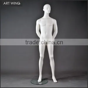 Full Male Glossy White Sitting Mannequin for Clothes Display Supplier's Choice thumbnail-3