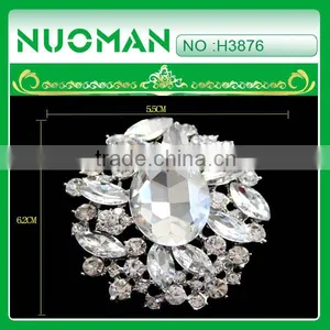 Big Crystal Brooch for Lady's Fashion Dress thumbnail-1