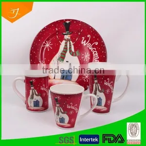 Ceramic Plate and Cups thumbnail-1
