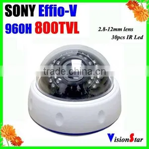 CCD Camera Chip 662/3AKA 800 TVL 0.0003Lux IR Leds Srveillance Camera Zoom 2.8-12mm Varifocal Lens Camera Voice Recording thumbnail-1