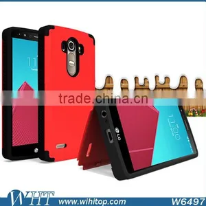 For LG G4 Case, Hybrid 2 in 1 Combo Heavy Duty Rugged Armor Case thumbnail-4