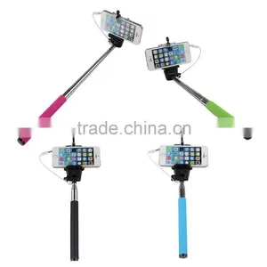 Selfie Stick With Cable, Monopod Selfie Stick, Cable Take Pole Selfie Stick thumbnail-1