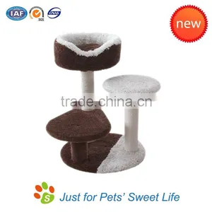 Handmade Nicely Wooden Cat Scratcher Cat Tree thumbnail-1