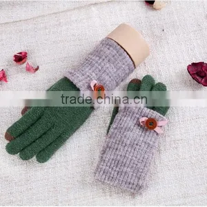 Cute Designed For Girls Twin Set Touch Screen Gloves For Christmas Gift thumbnail-6