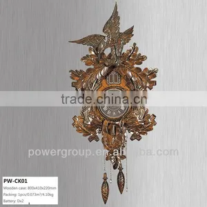Cuckoo Clock Big Bird Flying in Deep Color CK01 thumbnail-1