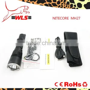 2015 NEW Version Nitecore MH27 Led Flashlight 1000 Lumens High Power Flashlight Torch Strobe Tactical Led Flashlight thumbnail-2