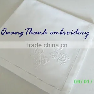Embroidering Monogram Napkin thumbnail-1