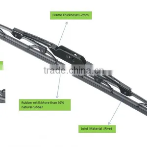 T550 Car Accessories Stainless Steel Windshield Wiper Blade thumbnail-2