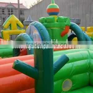 Gaint Mickey Mouse Inflatable Amusement Park With Tannal and Slide thumbnail-4