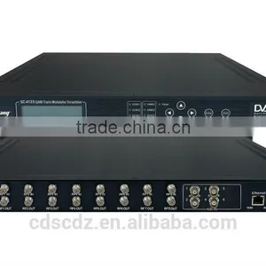 4IN1 QAM Transmodulator/8*DVB-S2 to 4* QAM Scrambler Modulator thumbnail-1