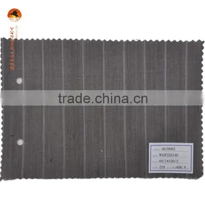 Lilac Stripe Terylene Wool Fabric for Men's Garment thumbnail-1