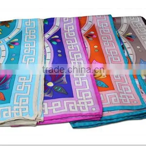 100% Silk Square Scarf for Women; Twill; 14mm; thumbnail-2