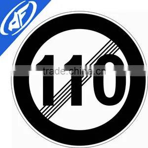 Reflective Adhesive Unfreeze 110 Yard Road Sign thumbnail-1