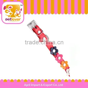 Cute and Flower Decoration Puppy Dog Collar thumbnail-4