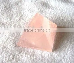 Natural Rock Rose Crystal Pyramid thumbnail-1