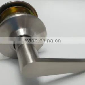 Hotel Connecting Door Lever Lock With Single Sided Handle and Blank Plate thumbnail-2