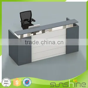 JB-RCT04 Sunshine Furniture Factory Manufacture Office Use Furniture Particle Board Small Reception Desk thumbnail-3