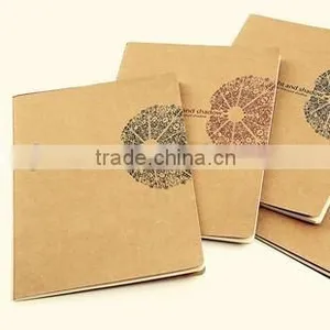 High Quality Customized Brown Kraft Cover Paper Notebooks thumbnail-6
