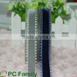 Picot Edged Elastic Velvet Ribbon thumbnail-1