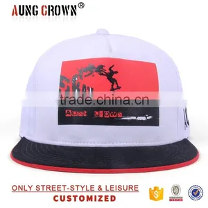 Sublimation Printed Trendy Designer Snapback Hats Custom Logo thumbnail-2