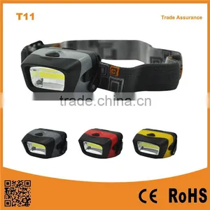 T11 COB LED Headlight LED Headlight Headlamp Head Lamp Light 3-mode Torch for Fishing Lights thumbnail-1