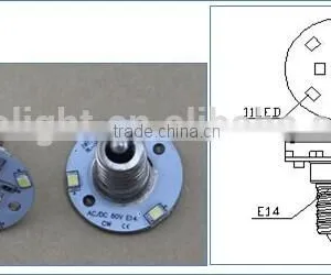 Led Amusement Lamp E14 E10 1w 12v 60v 220v for Ferris Wheel, Amusement Park Ride thumbnail-3