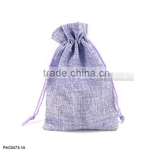 10*15cm Different Color Jewelry Linen Bag thumbnail-2