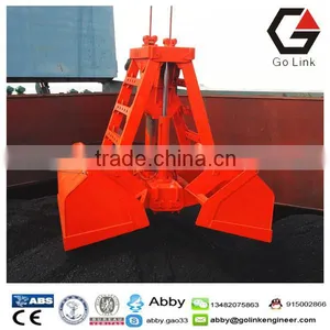 Wharfused Remote Control Grab Bucket Wire Rope Grab Clamshell Grab Bucket thumbnail-1