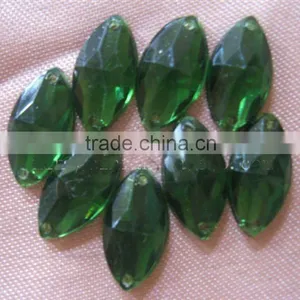 Acrylic Rhinestone in Boat Shape thumbnail-1