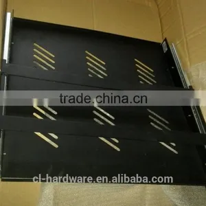1U Adjustable Mounting Depth Vented Rack Mount Shelf 175lbs 80kg Fixed Server Rack Shelf thumbnail-2