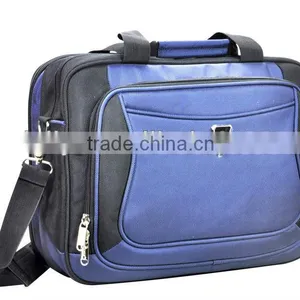 Polyester Blue Laptop Briefcase Business Shoulder Bag X8002A130013 thumbnail-1