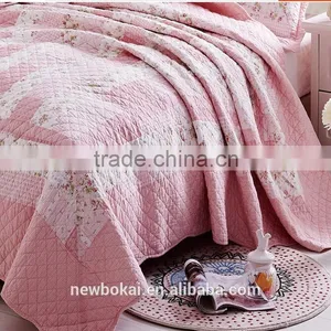 Elegant Microfiber Printed Bedding Set /bedspread Set thumbnail-1